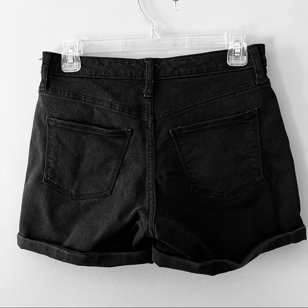 Universal Thread High Rise Black Cuffed Midi Shor… - image 3